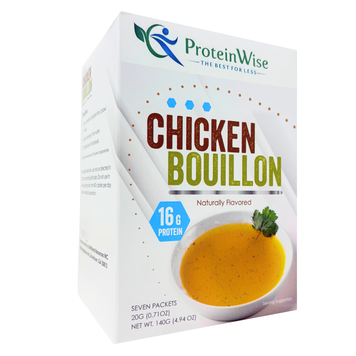 ProteinWise - Chicken Bouillon Protein Soup - 7/Box