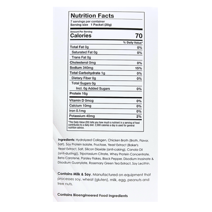 ProteinWise - Chicken Bouillon Protein Soup - 7/Box