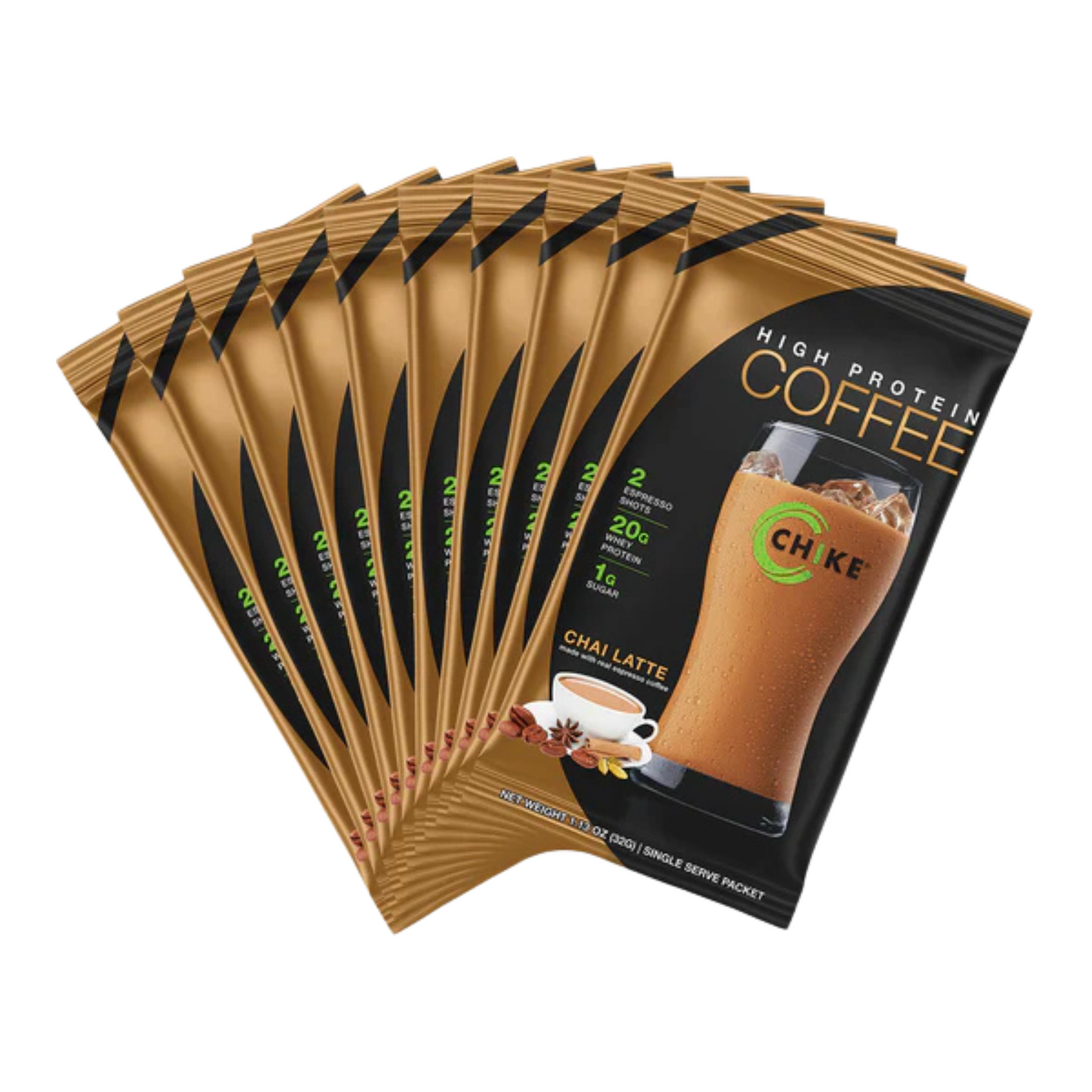 Chike Nutrition High Protein Iced Coffee - Chai Latte - Single