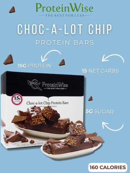 ProteinWise - Choc-a-lot Chip Protein Bars - 7/Box
