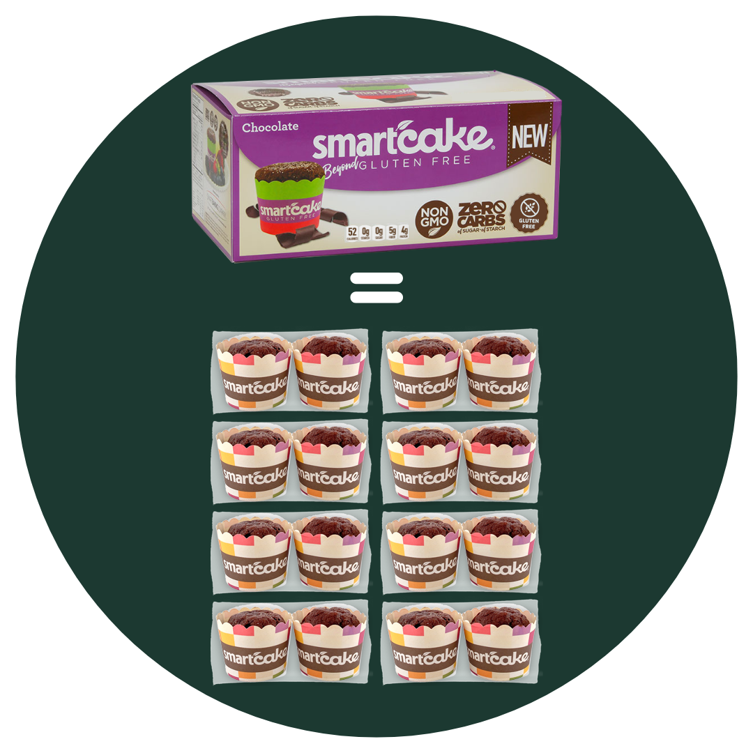 Smartcake - Chocolate - 8 Pack