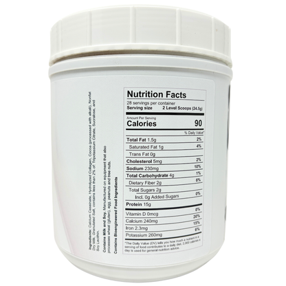 ProteinWise - Chocolate Protein Hot/Cold Drink - 28 Serving Jar