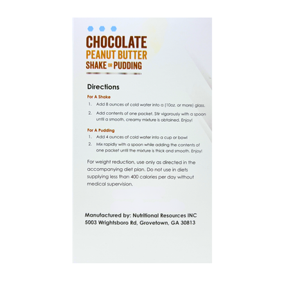 ProteinWise - High Protein Chocolate Peanut Butter Shake Or Pudding - 7/Box