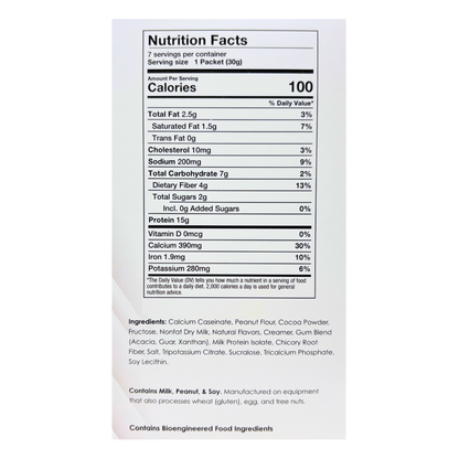 ProteinWise - High Protein Chocolate Peanut Butter Shake Or Pudding - 7/Box