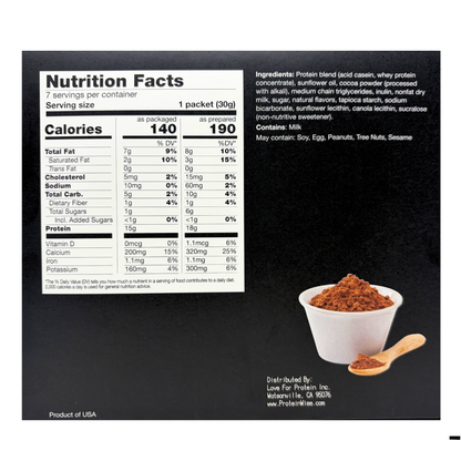 ProteinWise - Chocolatey Hoops Breakfast Cereal - 7/Box