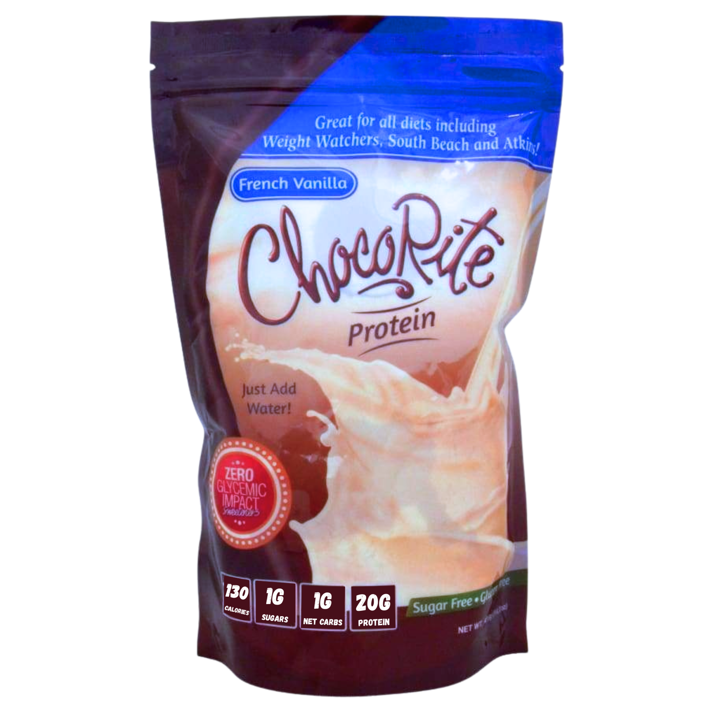 HealthSmart ChocoRite High Protein Shake Mix - French Vanilla - 15.1 oz