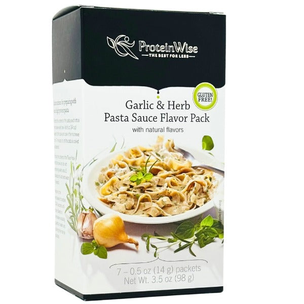 ProteinWise - Garlic and Herb Pasta Sauce Flavor Pack - 7/Box