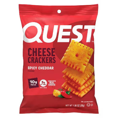 Quest - Cheese Crackers - Spicy Cheddar - 4/Box