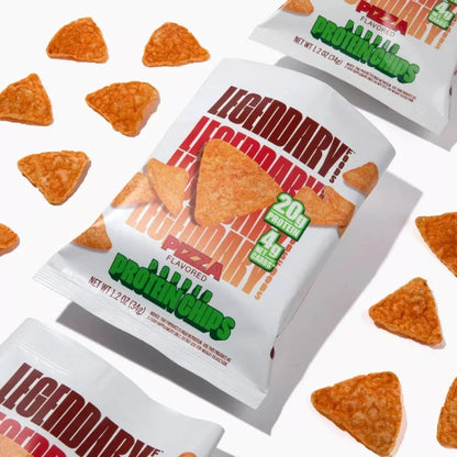 Legendary Foods - Popped Protein Chips - Pizza - 7 Pack