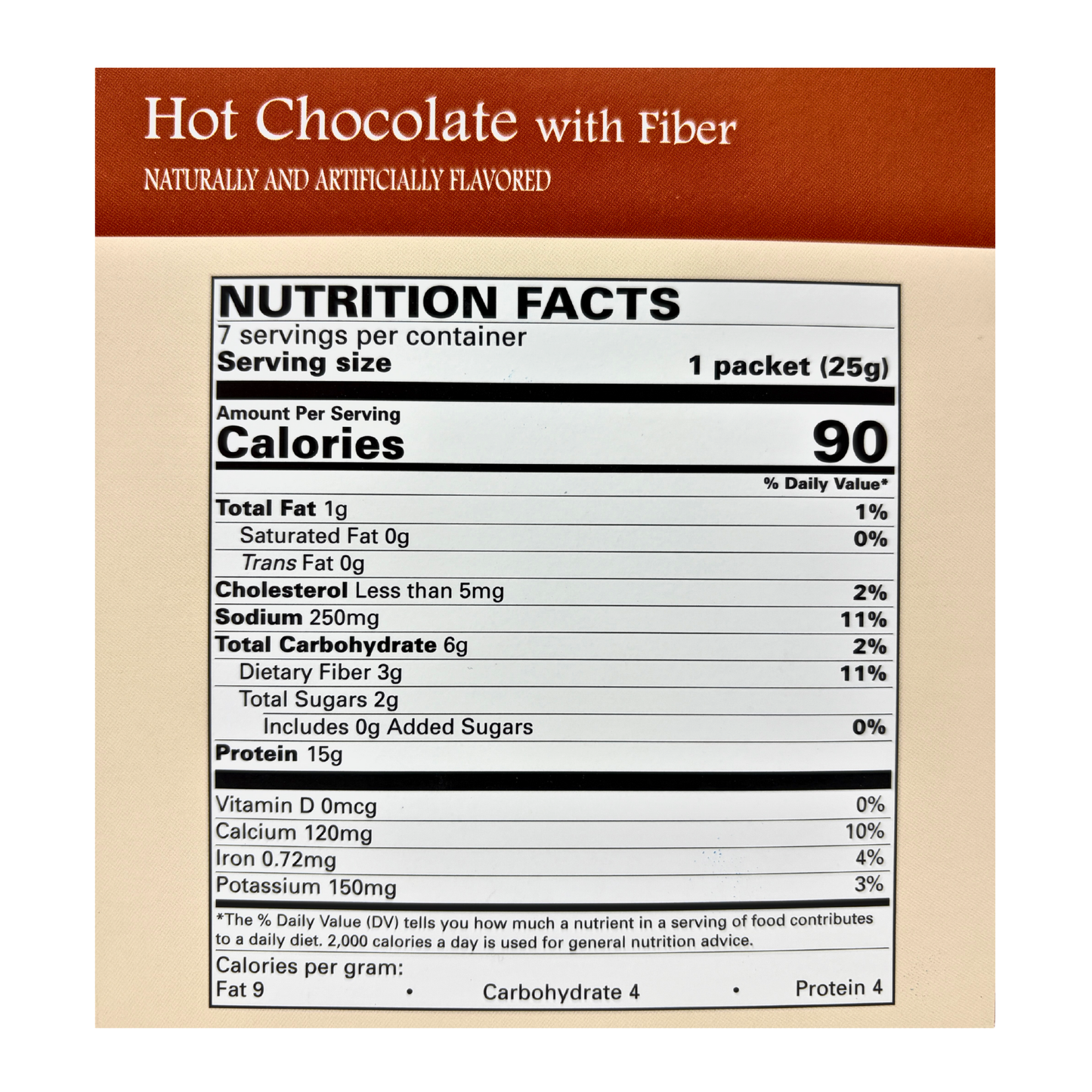 ProteinWise - Hot Chocolate With Fiber - 7/Box