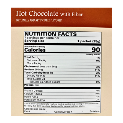 ProteinWise - Hot Chocolate With Fiber - 7/Box
