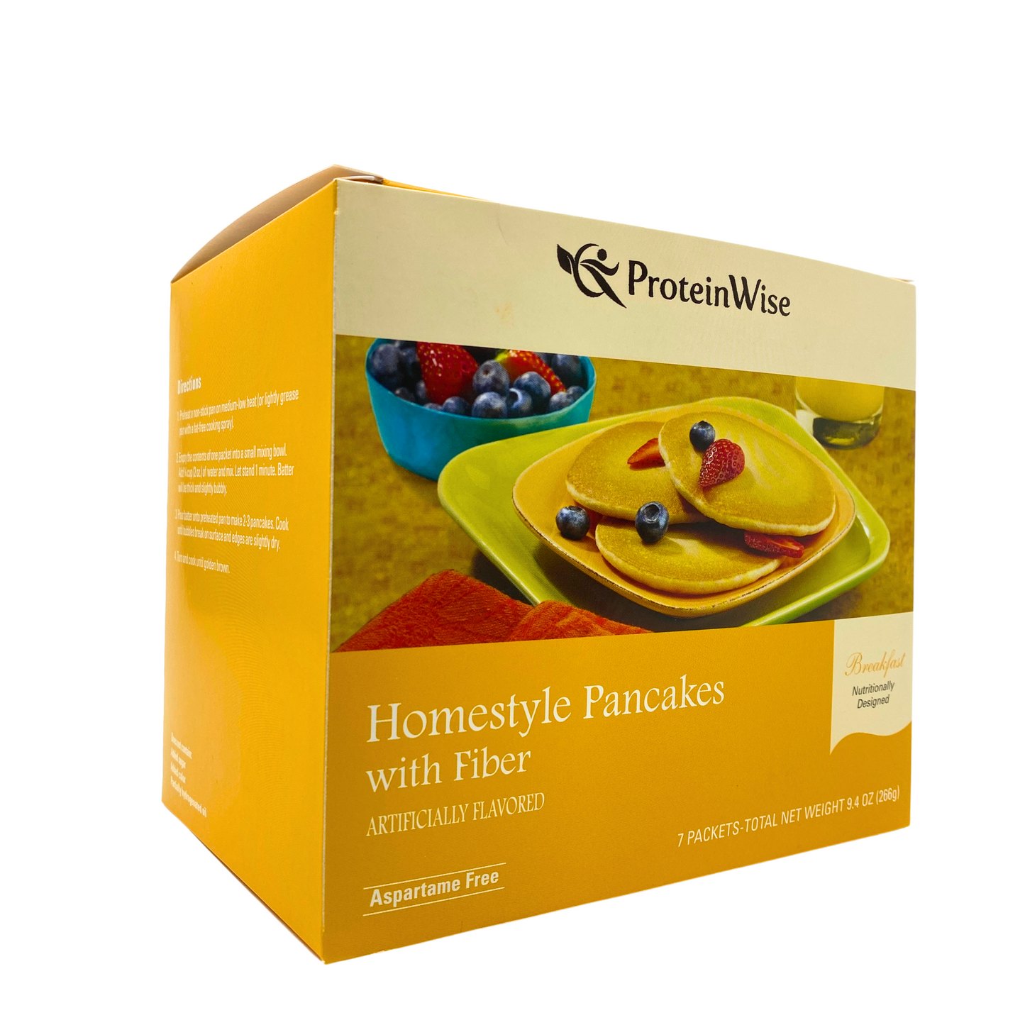 ProteinWise - Homestyle Pancakes with Fiber - 7/Box