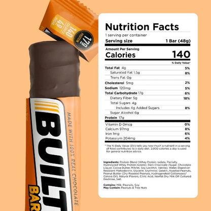 Built High Protein Bar - Peanut Butter - 12 Bars