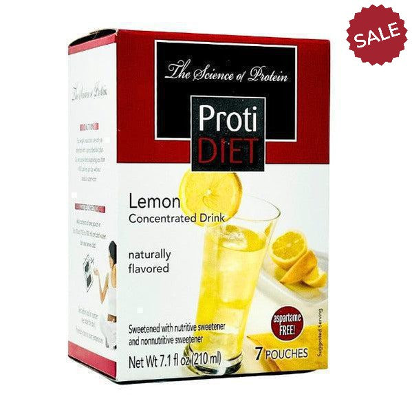 ProtiDiet - Lemon Flavored Concentrate Drink - 7 Pouches
