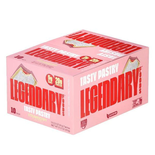 Legendary Foods - Strawberry - Tasty Pastry - 10 Pack