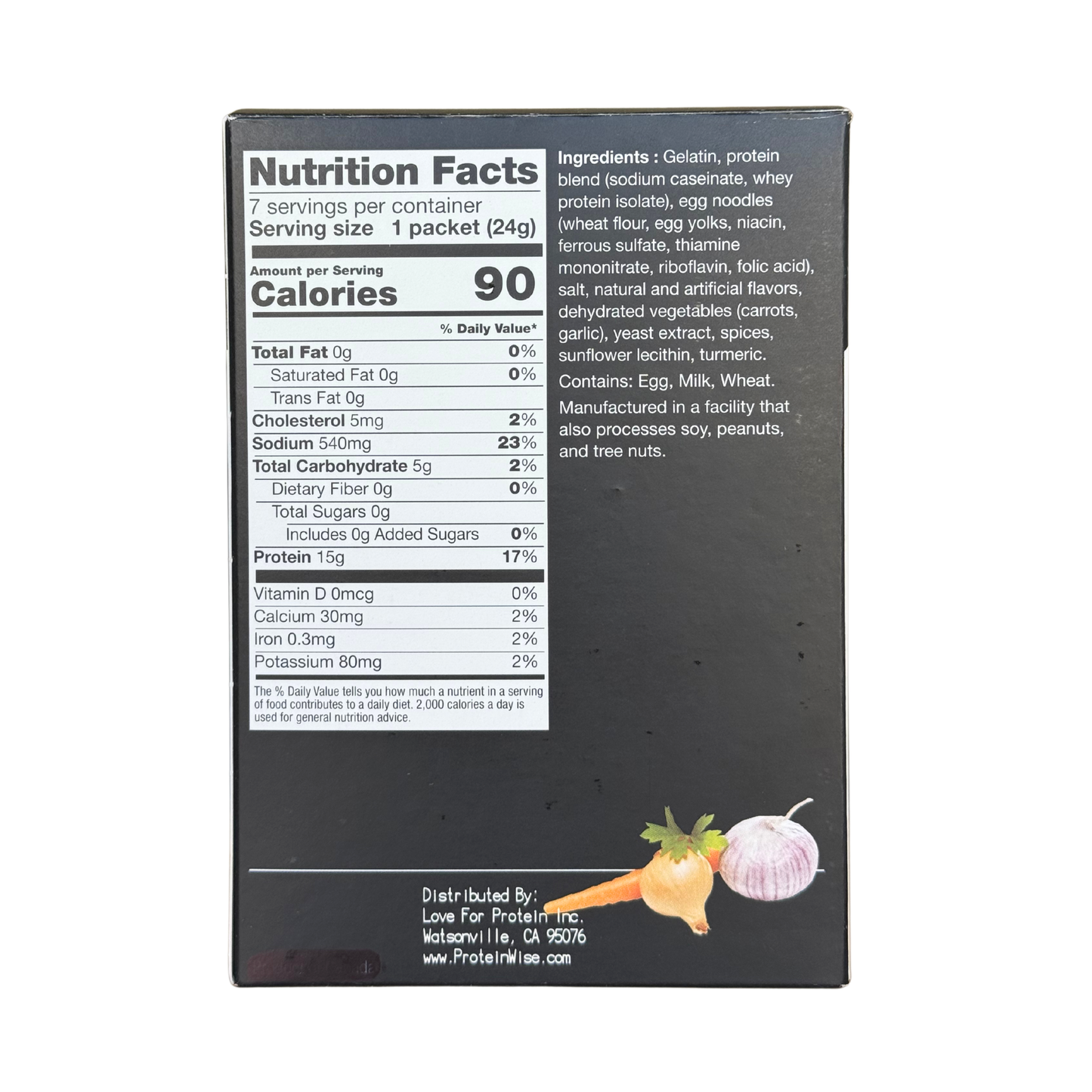 Love For Protein - Chicken Noodle Soup Mix - 7/Box