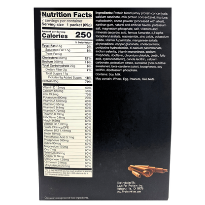 Love For Protein - Chocolate VHP Meal Replacement Drink Mix - 7/Box