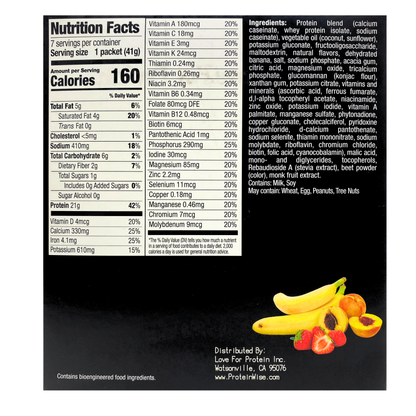 Love For Protein - VLC California Dreaming Smoothie Mix - 7/Box