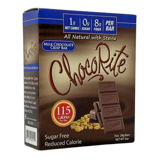 HealthSmart ChocoRite Milk Chocolate Crisp Bar - 5 Bars