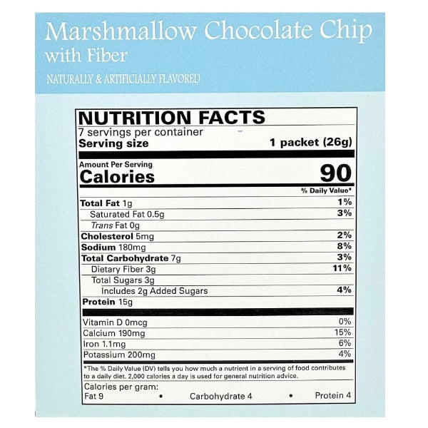 Proteinwise - Pudding - Marshmallow Chocolate Chip - 7/Box