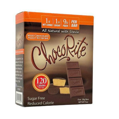 HealthSmart ChocoRite Milk Chocolate Peanut Butter Bar - 5 Bars