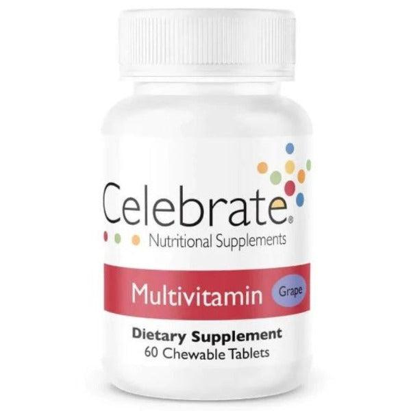 Celebrate - MultiVitamin - Grape - 60 Chewable Tablets