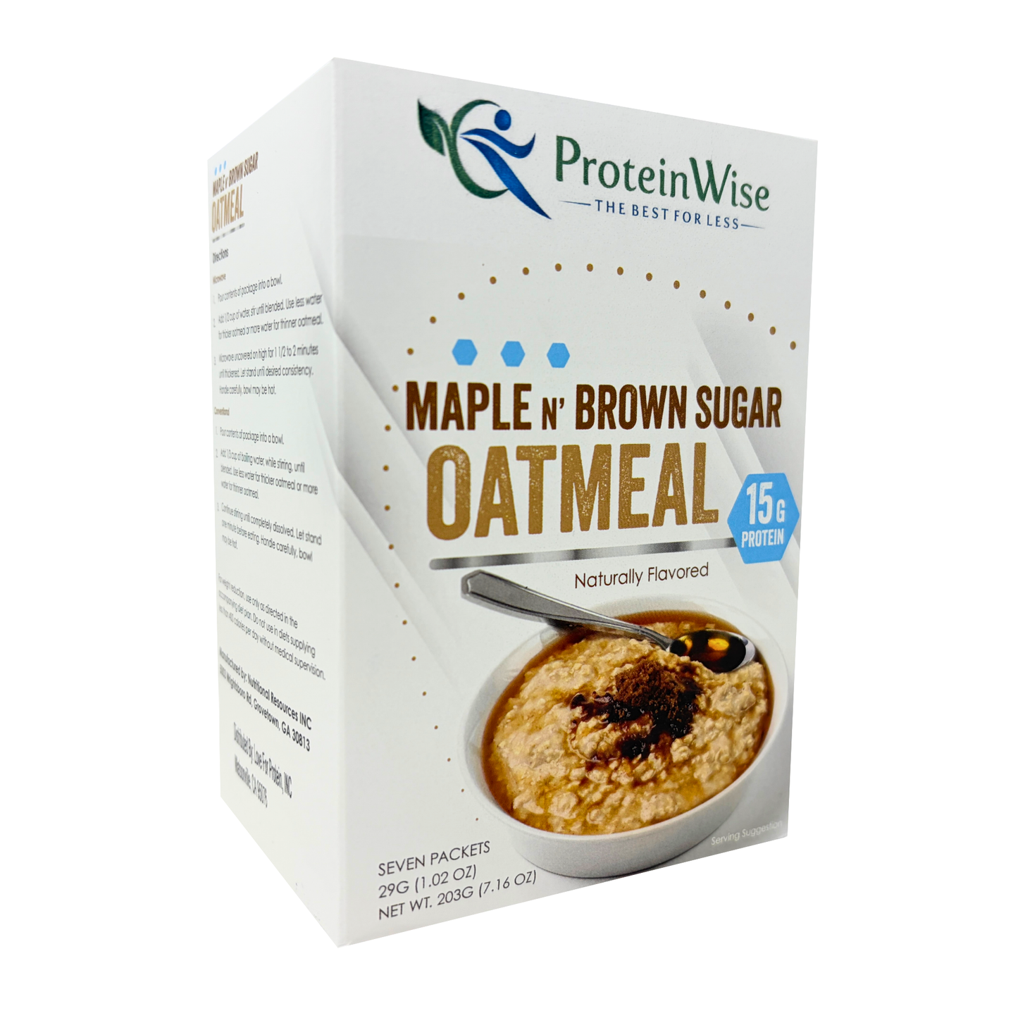 ProteinWise - Maple Brown Sugar Protein Oatmeal - 7/Box
