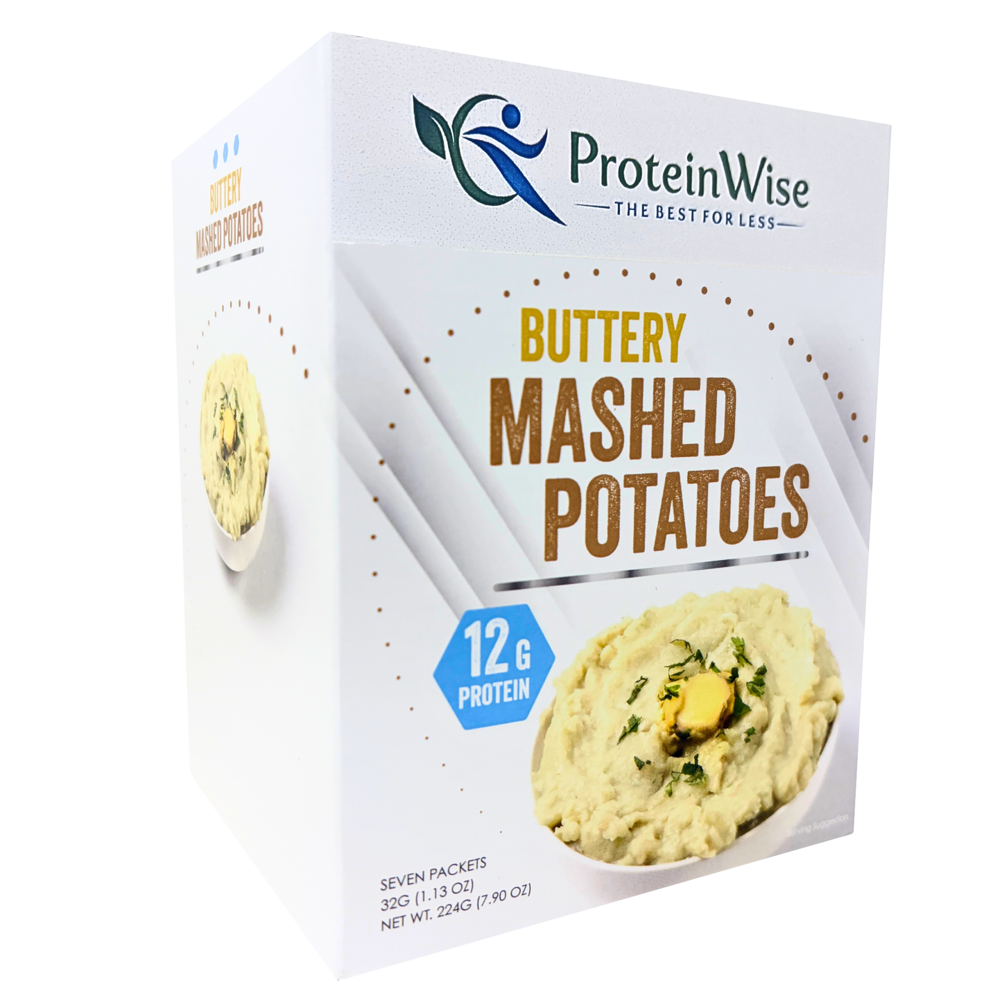 ProteinWise - High Protein Sour Cream and Chive Buttery Mashed Potatoes - 7/Box