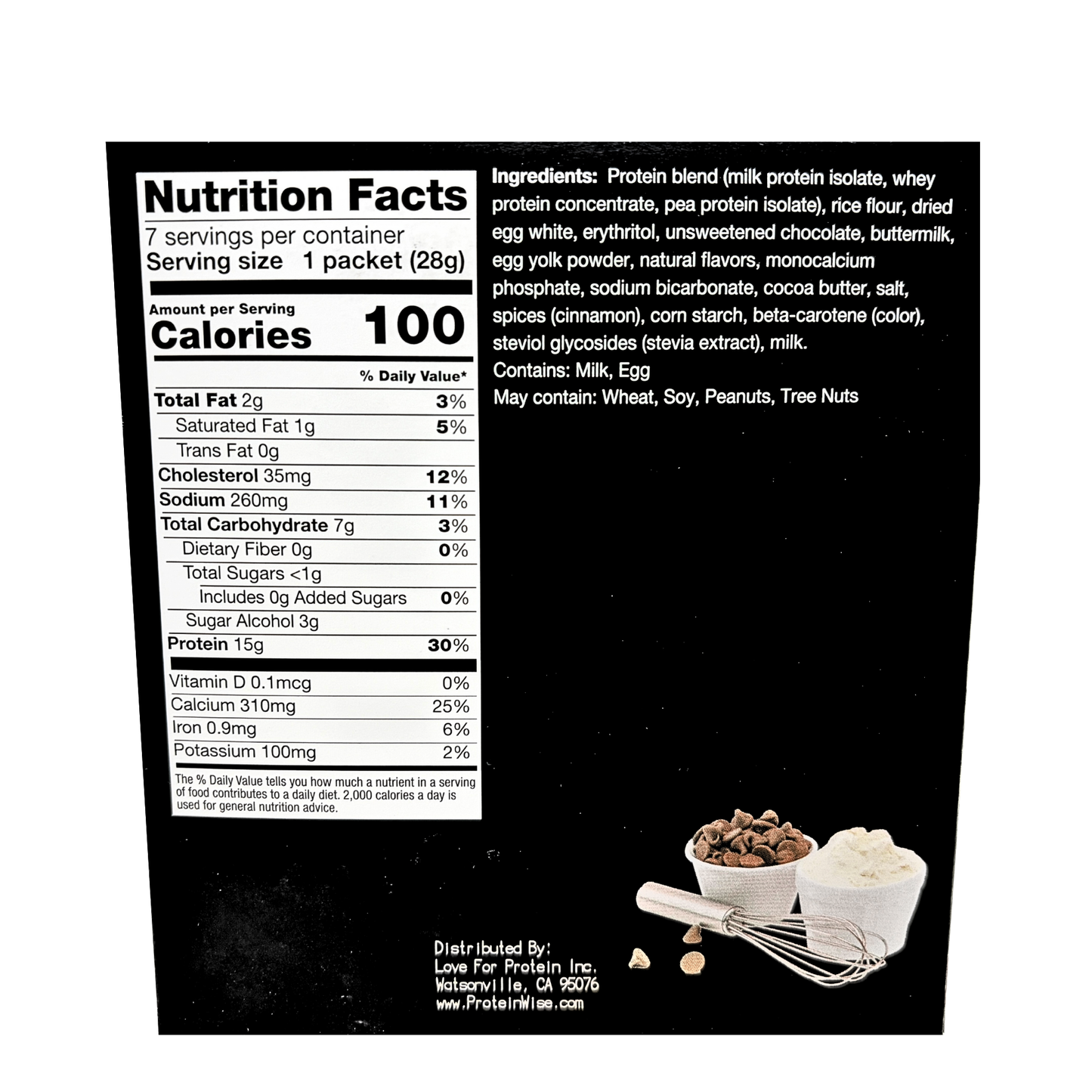 ProteinWise - Choco Chips Pancake Mix - 7/Box