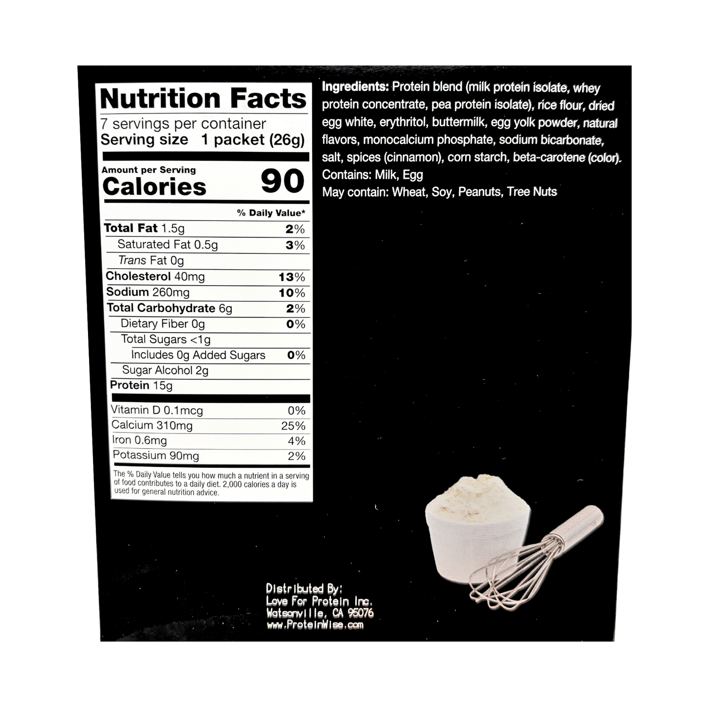 ProteinWise - Old Fashioned Pancake Mix - 7/Box