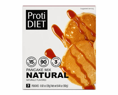 ProtiDiet - High Protein Natural Pancake Mix - 7/Box