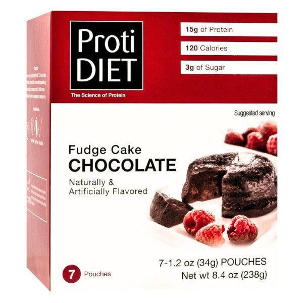 ProtiDiet - Chocolate Flavor Fudge Cake - 7/Box