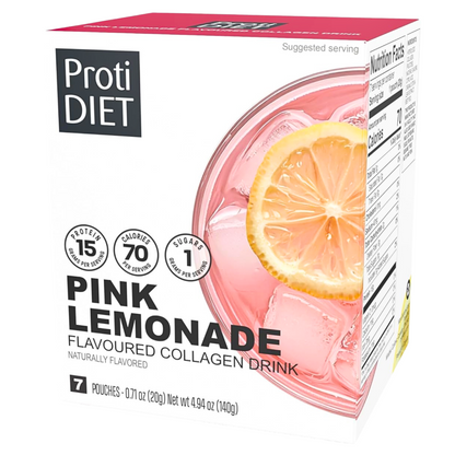 ProtiDiet - Pink Lemonade Collagen Drink - 7/Box