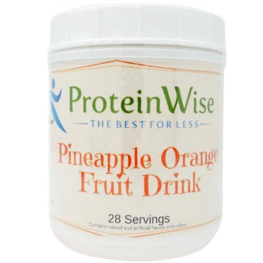 ProteinWise - Pineapple Orange Fruit Drink - 28 Serving Jar