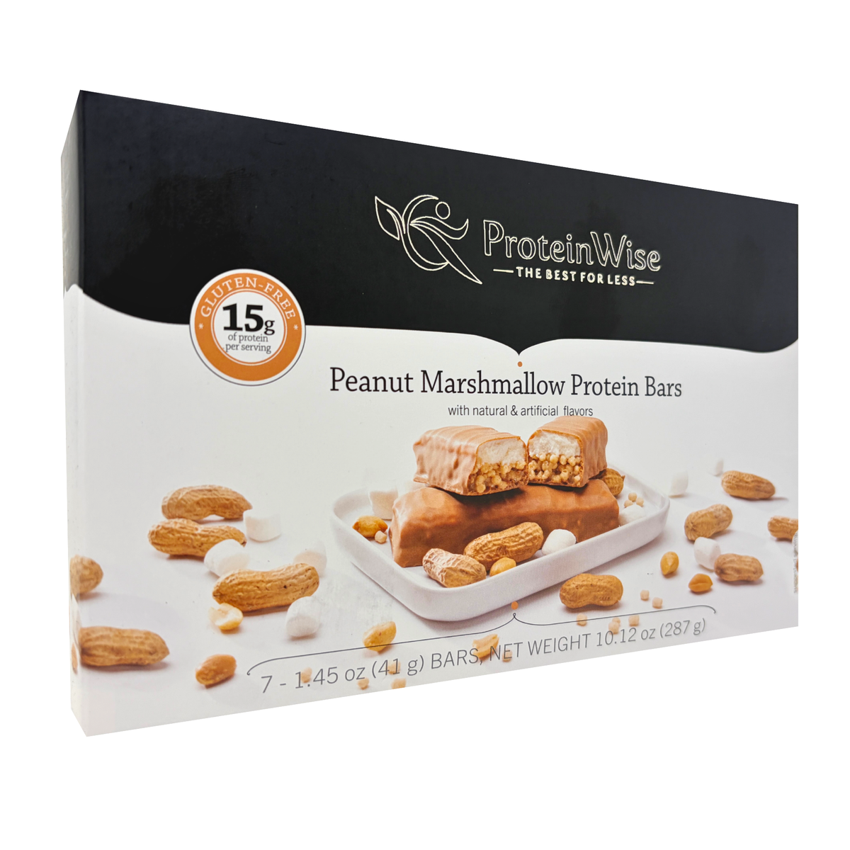 ProteinWise - Peanut Marshmallow Protein Bars - 7/Box