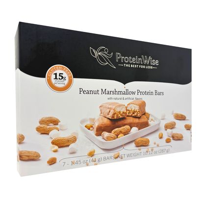 ProteinWise - Peanut Marshmallow Protein Bars - 7/Box