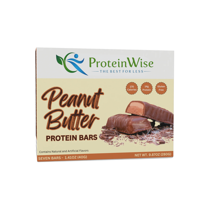ProteinWise - Peanut Butter High Protein Bar - 7 Bars