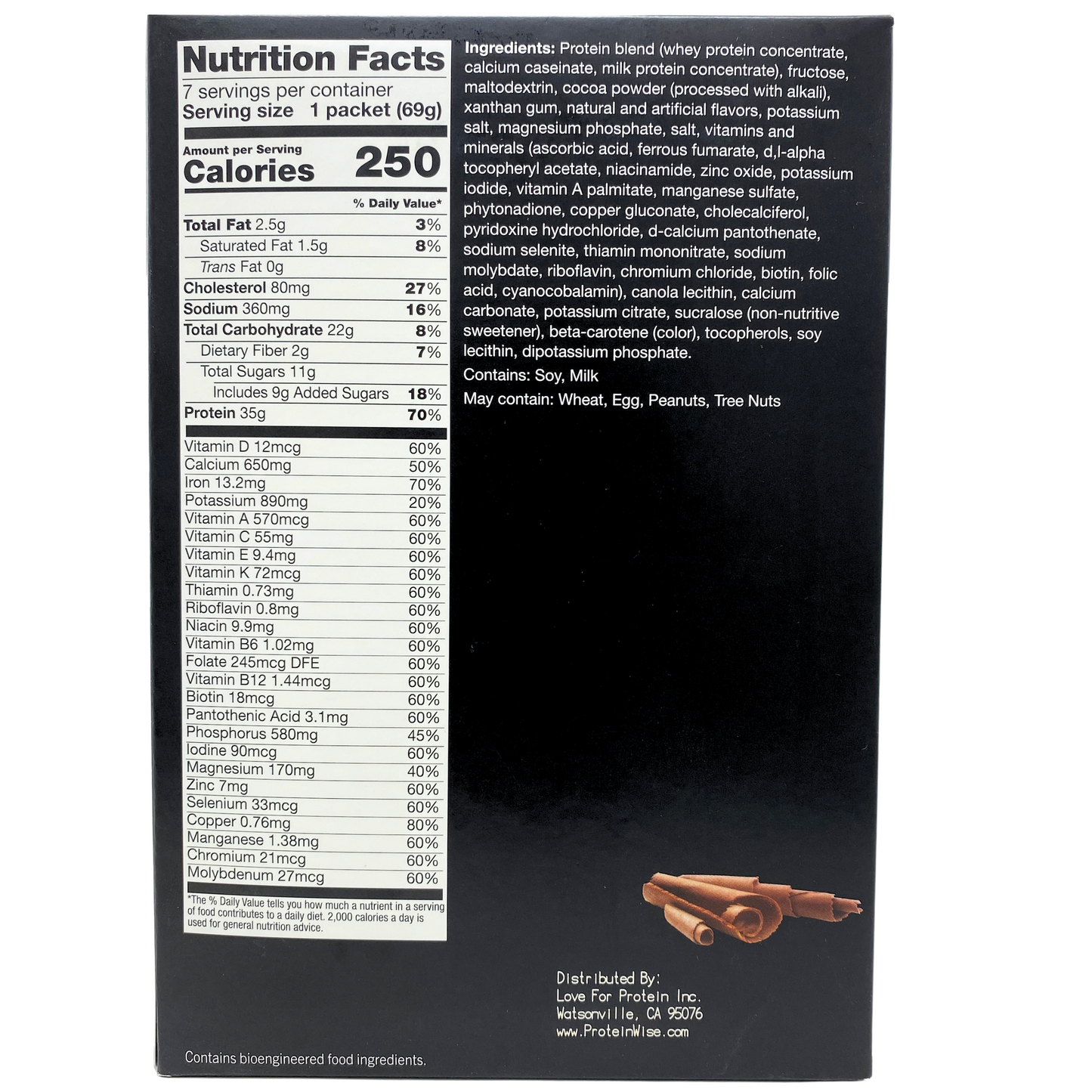 ProteinWise - Chocolate VHP Meal Replacement Drink Mix - 7/Box