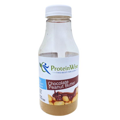 ProteinWise - Instant Protein Drink  - Chocolate Peanut Butter - Single Bottle