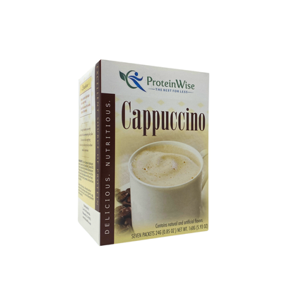 ProteinWise - Classic Cappuccino Protein Drink - 7/Box