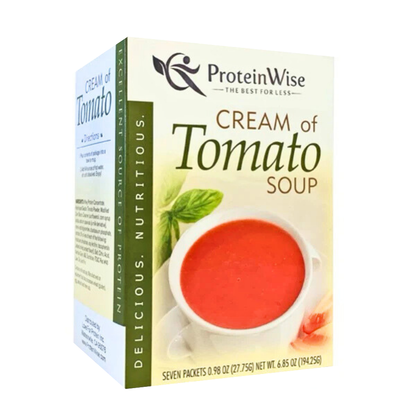ProteinWise - Cream of Tomato Protein Soup - 7/Box