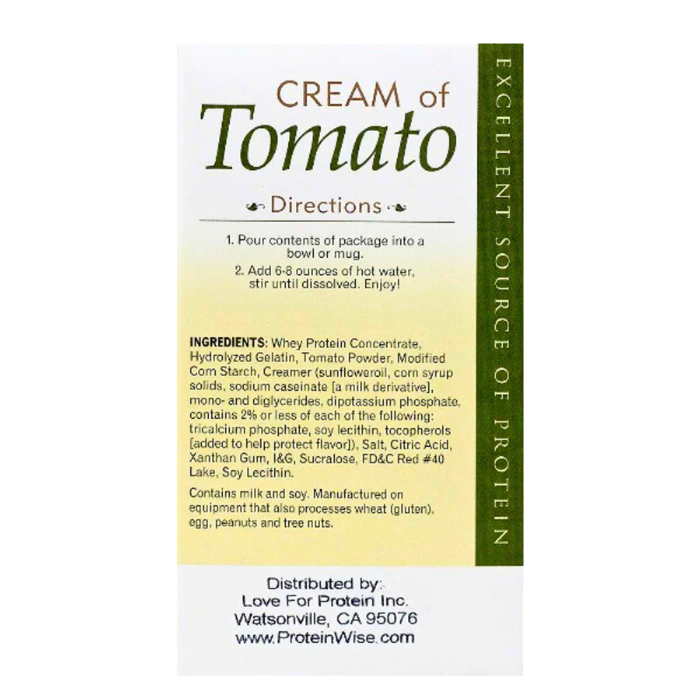 ProteinWise - Cream of Tomato Protein Soup - 7/Box