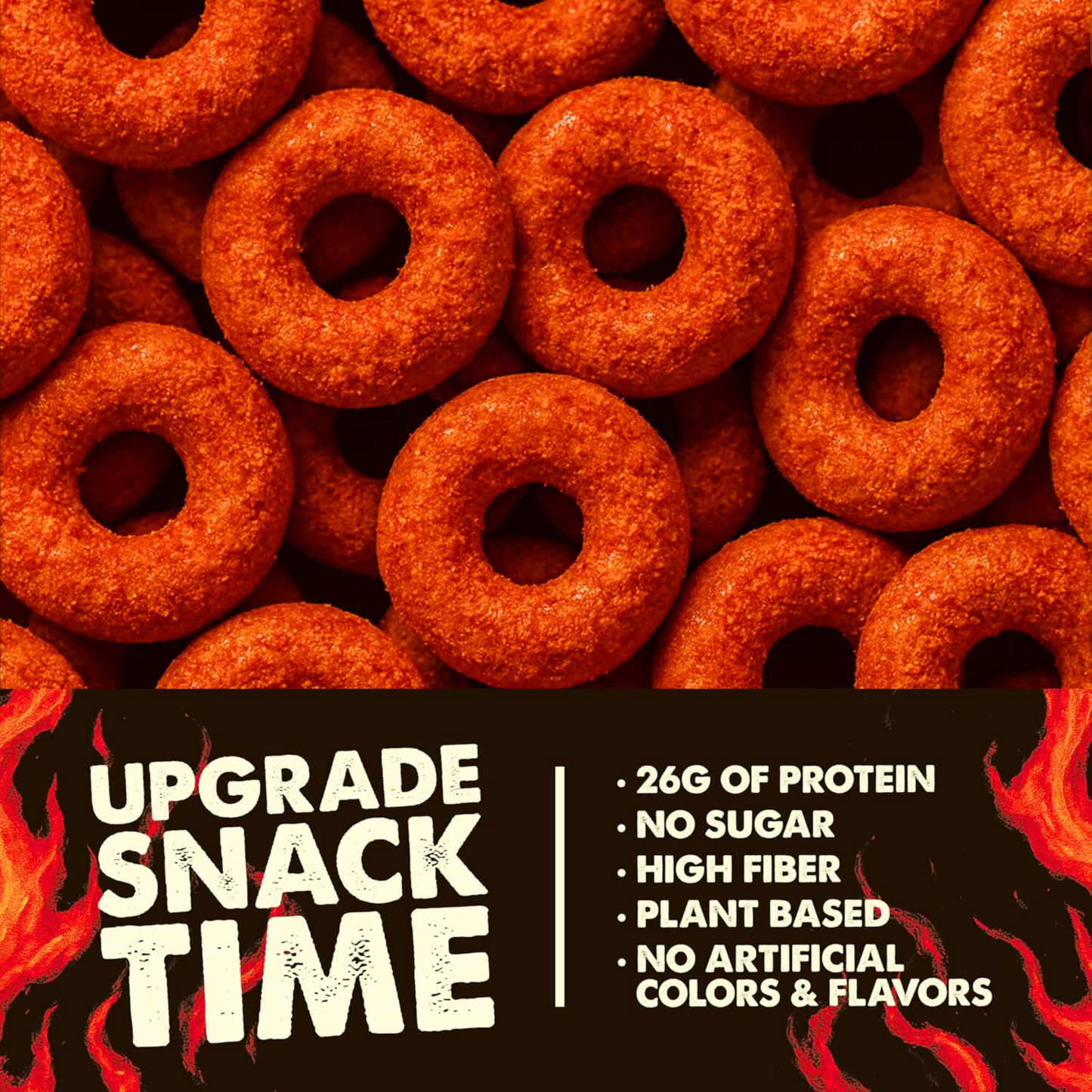 Crisp Power Protein Pretzels - Flamin' Crunch - Single Bag