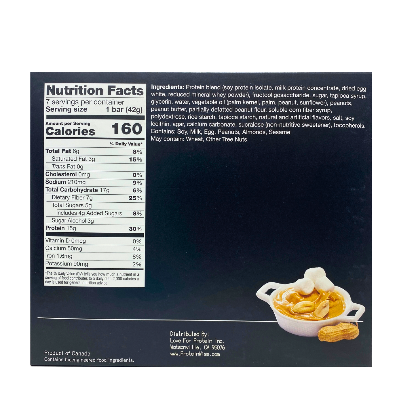 ProteinWise - Fluffy Nutter Protein Bars - 7 Bars