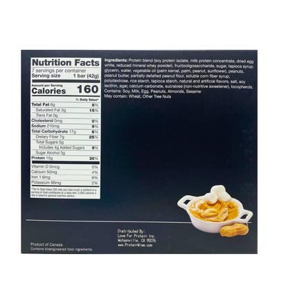 ProteinWise - Fluffy Nutter Protein Bars - 7 Bars