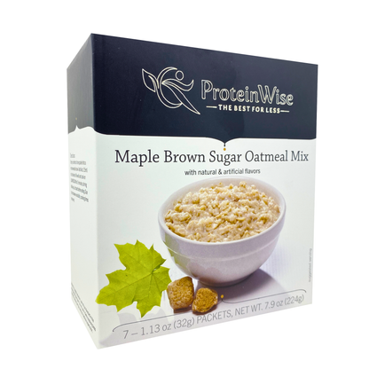 ProteinWise - Maple Brown Sugar Oatmeal Mix - 7/Box