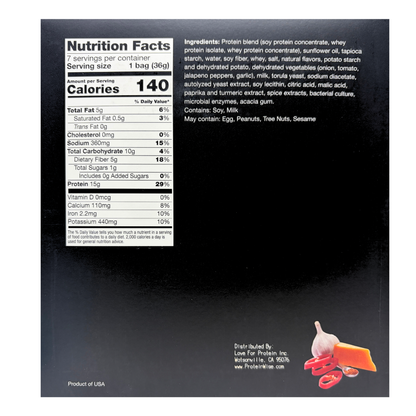 ProteinWise - Spicy Nacho Cheese Protein Chips - 7/Box