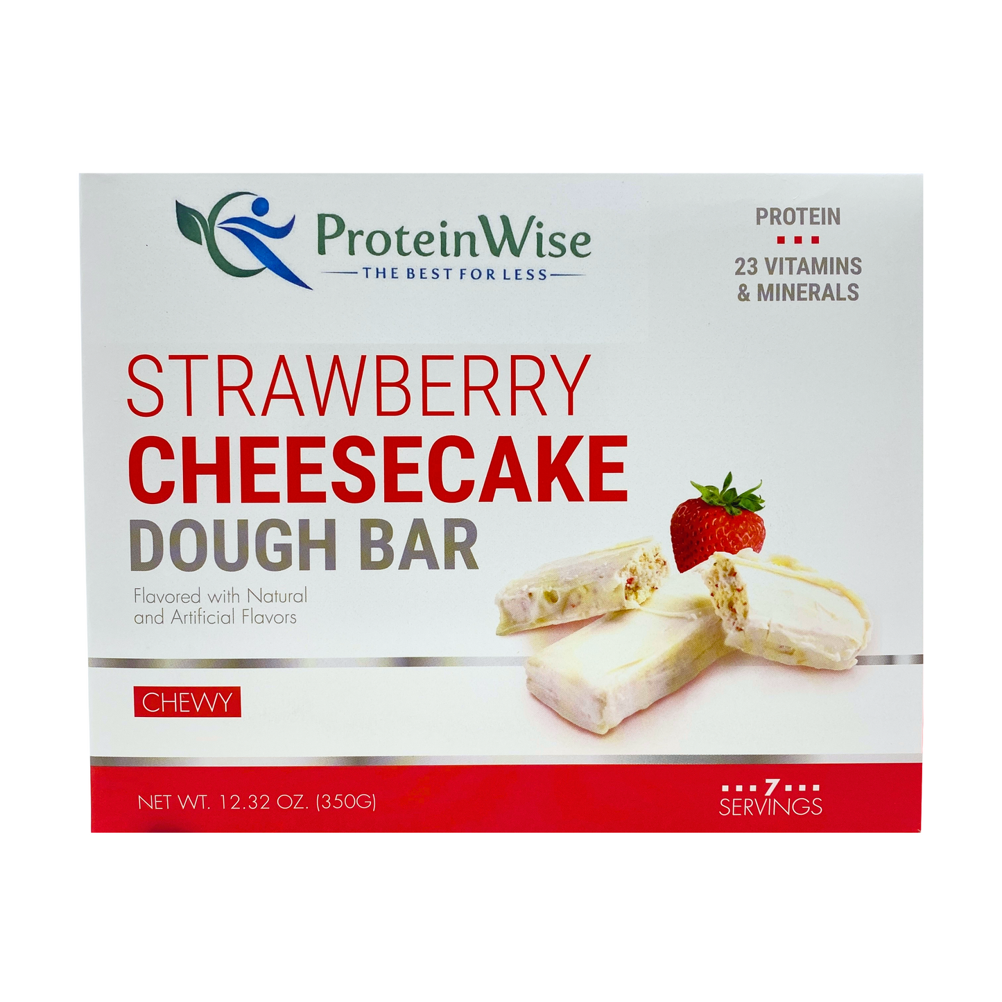 ProteinWise - Strawberry Cheesecake Dough Bar - 7/Box
