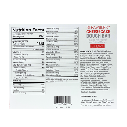 ProteinWise - Strawberry Cheesecake Dough Bar - 7/Box