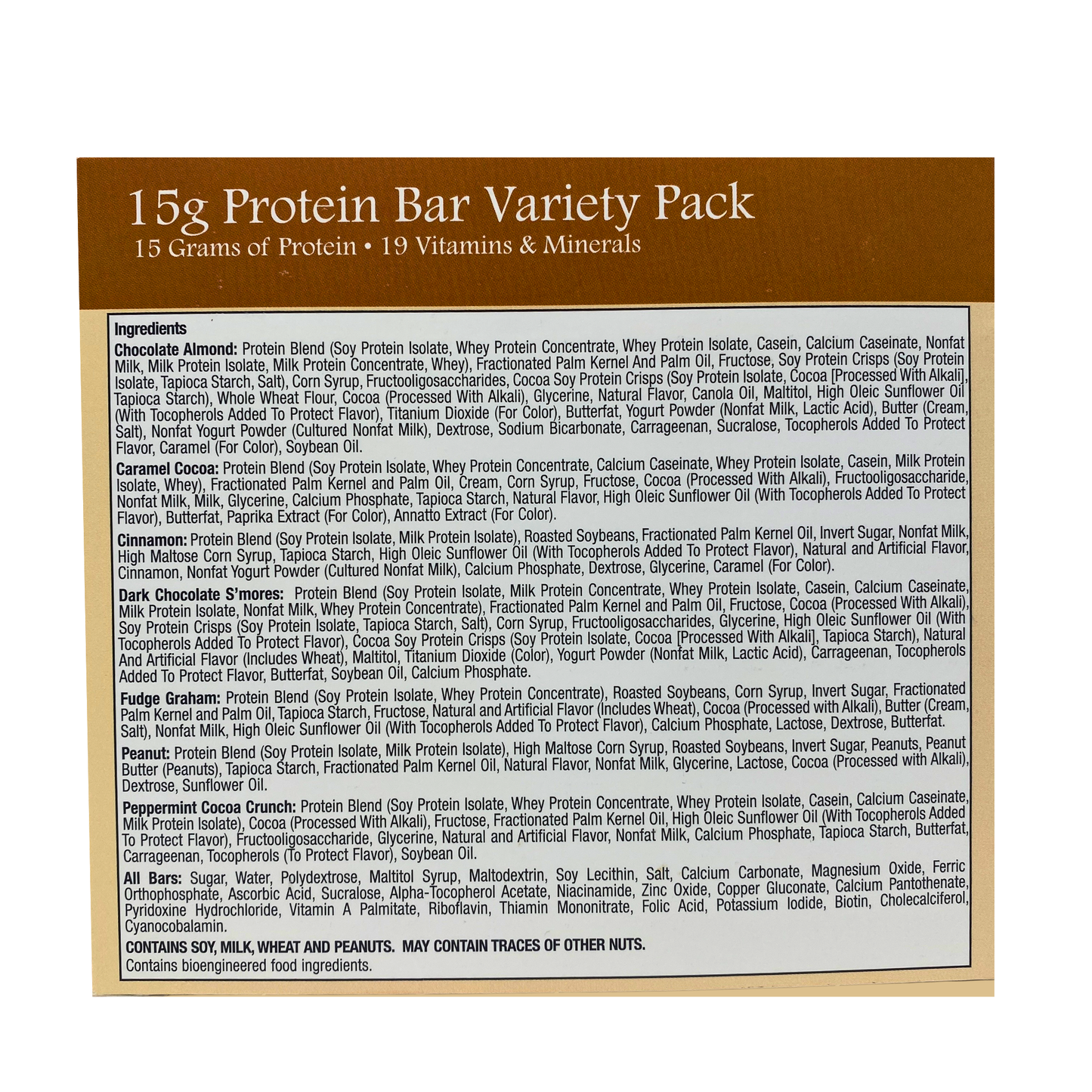 ProteinWise - Variety Pack Nutrition Bar - 7/Box